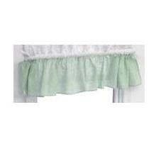 Trend Lab Gingham Seersucker Window Valance Sage