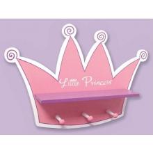 Trend Lab Tiara Shelf W/ Pegs Little Princess Theme