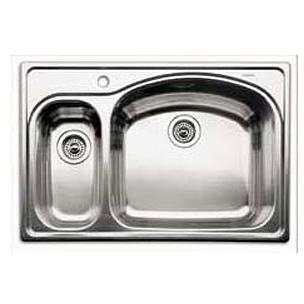 Blancowave 510-872R Stainless Steel Sink (Depth: 6in / 10in)