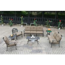 Cast Shadows Cast Aluminum Patio Lounge Set - Standard Cushion(s)s