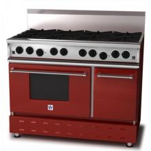 BlueStar Range RNB 48 Inch Propane Gas Range - Ruby Red