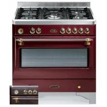 Fratelli Onofri Royal Chiantishire Dual Fuel Range, 120V - Hammered Steel/Bronze