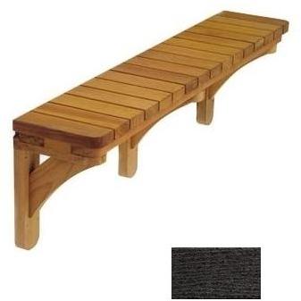 A&B Accessories Recycled Plastic Spa Mount Table/Bar: Piano Key Style 60 Inch Espresso
