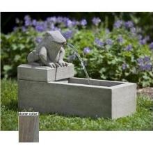 Campania Frog Plinth Fountain (3pc) - Copper Bronze Finish