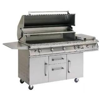 PGS Gas Grills Legacy Big Sur 51 Inch Natural Gas Grill W/ Rotisserie On Cart