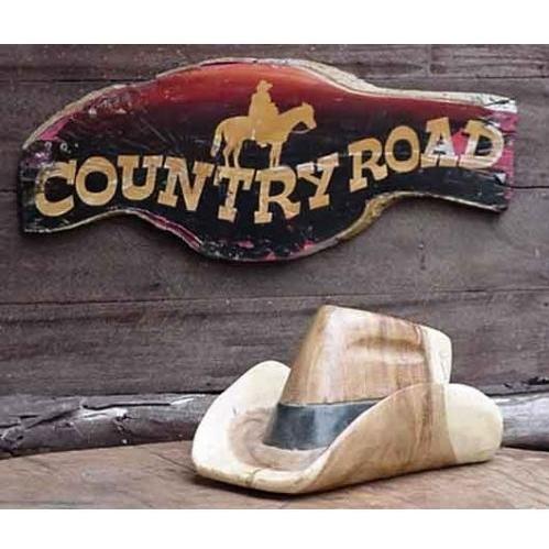 Groovy Stuff Teak Wood Cowboy Ha...