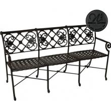 Windham Castings Catalina Triple Settee Frame Only, Black