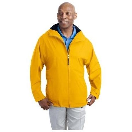 Port Authority Seattle Slicker Jacket XL - Goldenrod/Navy