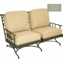 Windham Castings Provence Tailored Back Independent Spring Loveseat Cushion , Posha Celadon LXX