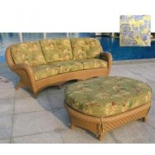 North Cape Oversized Ottoman Cushion ONLY (1)- Sausalito Mediterranean
