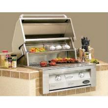 Vintage Gas Grills 30 Inch Built-In Propane Grill With Smoker Burner, Rotisserie Burner, And Adjustable Infrared Sear Zone