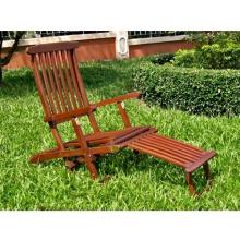 International Caravan Acacia Wood Steam Lounger - Stain