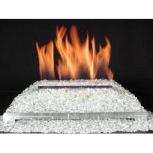 Rasmussen 30 Inch Platinum ALTERNA Vent Free Natural Gas FireGlitter With Stainless Steel Chassis And Manual Safety Pilot