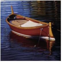 Piccolo Barca Rossa Poster Print