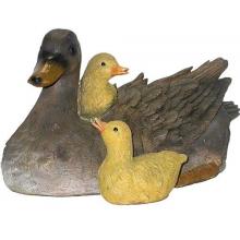 Alpine Happy Mother Duck With 2 Ducklings