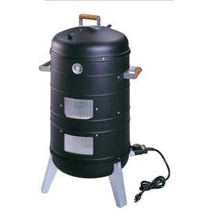Meco 5030 Electric Smoker And Grill - Black