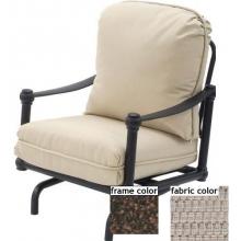 Suncoast Heritage Deep Seating Leisure Rocker - Mahogany Frame And Bally Fabric