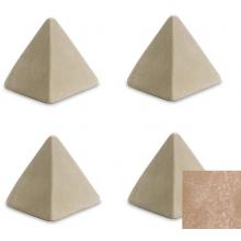 Peterson Gas Logs Decorative Geo Shapes Terracotta 4-Sided Pyramid Set - Set Of 4 Large