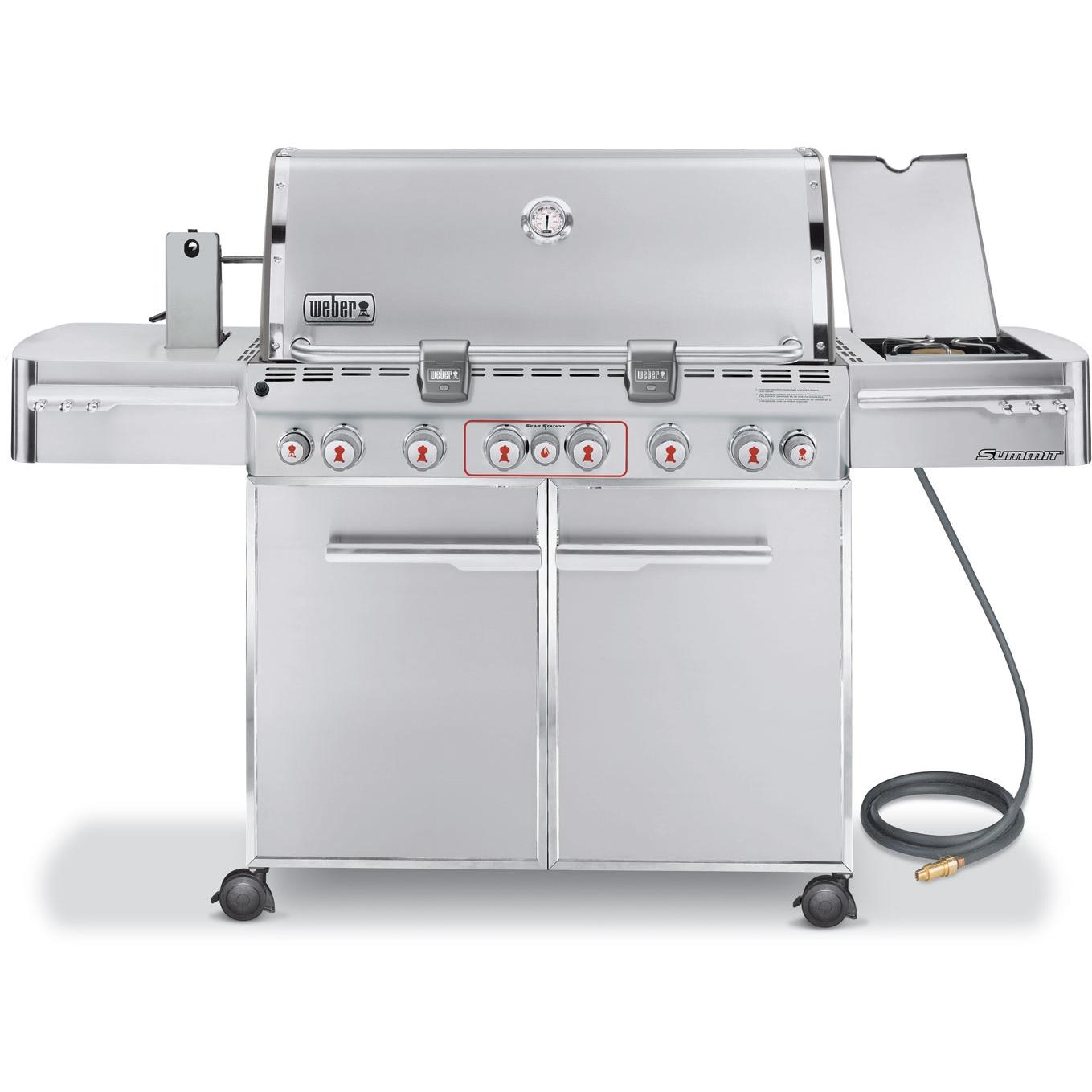 Weber Gas Grills Summit S-670 Natural Gas Grill W/ Sear Burner