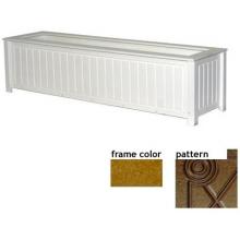 Eagle One Recycled Plastic 48 Inch North Hampton Planter Box Diamond Pattern - Cedar