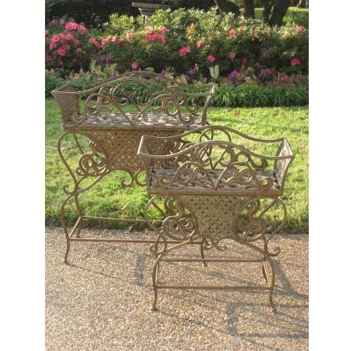 International Caravan Iron Fancy Plant Stand