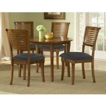 Hillsdale Tailored Torino Round 5-piece Drop Leaf Dining Set - Brown Cherry