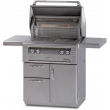 Alfresco Gas Grills LX2 30 Inch All Infrared Natural Gas Grill On Cart W/ Drawers
