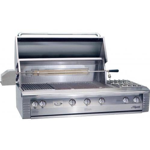 Alfresco Gas Grills Classic 56 Inch Natural Gas Grill W/ Side Burners - Built In