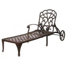 Darlee Catalina Cast Aluminum Chaise Lounge With Cushions