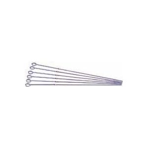6 Chrome Plated 18 Inch Shish-Ke-Bab Skewers