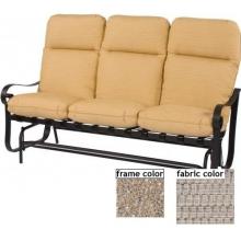 Suncoast Orleans Deep Seating Sofa Glider - Sahara Frame And Bally Fabric