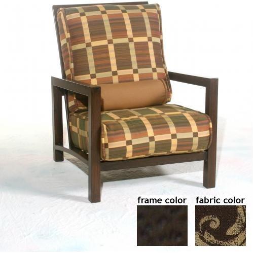 Keys Aluminum Deep Seating Lounge Chair With Terra Frame And C0912 Fabric Picture
