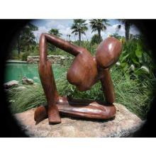 Teak Wood Abstract Thinker
