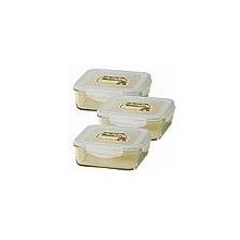 Innova 6 Piece Square Glasslock Kit (30oz, 30oz, 30oz)