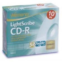Memorex CD-R 10 PK LIGHTSCRIBE 52X
