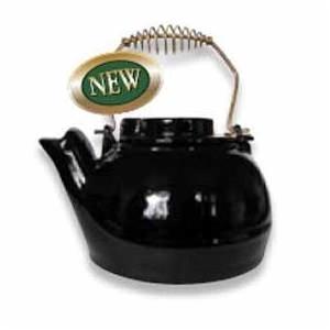UniFlame 2.5 Quart Porcelain Coated Kettle-black