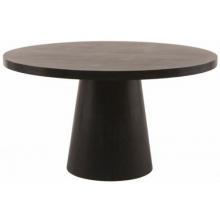 Diamond Sofa 53 Inch Round Pedestal Dining Table - Dark Walnut