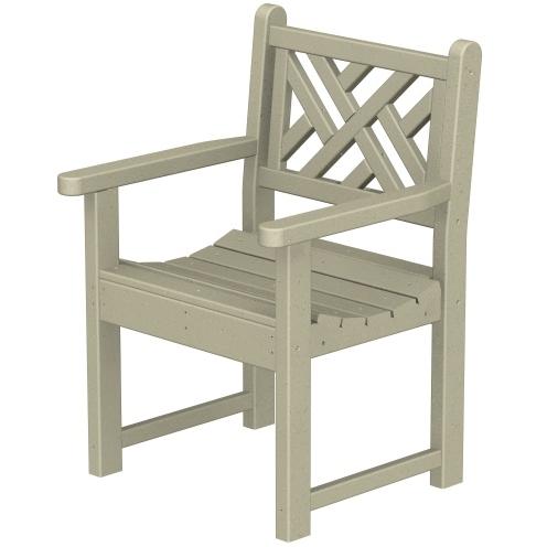 Poly-Wood Recycled Plastic Wood Chippendale Lounge Chair
