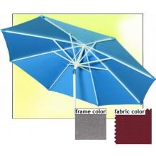 Shade Trends Licorice 7.5 X 8 With 360 Auto Tilt Premium Market Umbrella - Burgandy