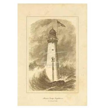 Lighthouse At Minot S Ledge Poster Print