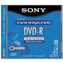 1.4 GB CAMCORDER 8-CM WRITE ONCE DVD-RS (SINGLE)