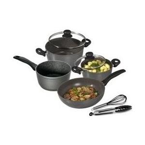 Stoneline Cookware Set With Two Tools - Six Piece