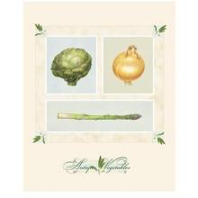 Alex Bloch - Antique Vegetables Size 20x16 Poster Print