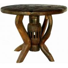 Teak Wood Coyote End Table