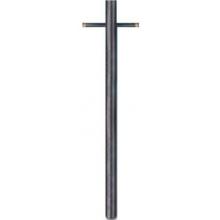 Gaslite America P110 10 Foot Black Steel 3 Inch Gas Light Post With Ladder Rest