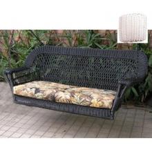 North Cape Pinehurst Resin Wicker Porch Swing - White