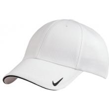 Nike Golf Dri-Fit Mesh Swoosh Flex Sandwich Cap S/M White