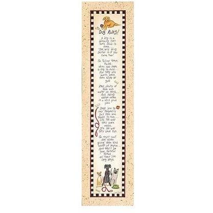 Dog Rules Poster Print