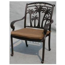 Darlee Palm Springs Cast Aluminum Dining Chair With Cushion