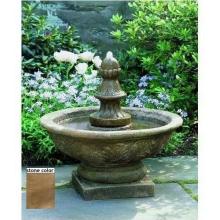 Campania Bordine Finial Fountain - Brownstone Finish